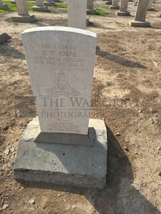 BAGHDAD (NORTH GATE) WAR CEMETERY - ROLPH, H W
